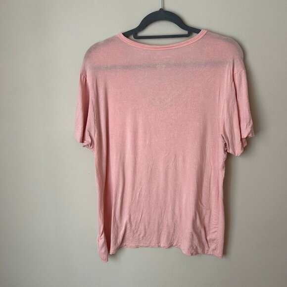 American Eagle Soft & Sexy V-Neck T-Shirt Light Pink Women’s Size Small - Picture 5 of 6